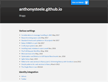 Tablet Screenshot of anthonysteele.co.uk